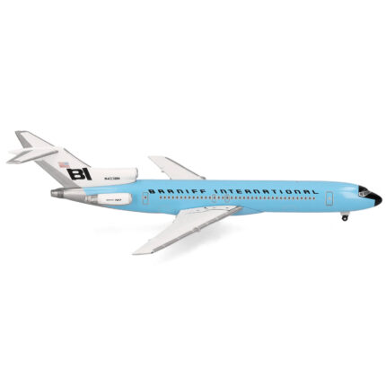 MODEL BOEING B727 BRANIFF INTERNATIONAL SOLID NEW DARK BLUE N403BN