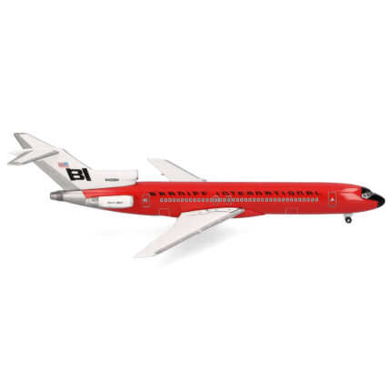 MODEL BOEING B727 BRANIFF INTERNATIONAL SOLID RED N401BN